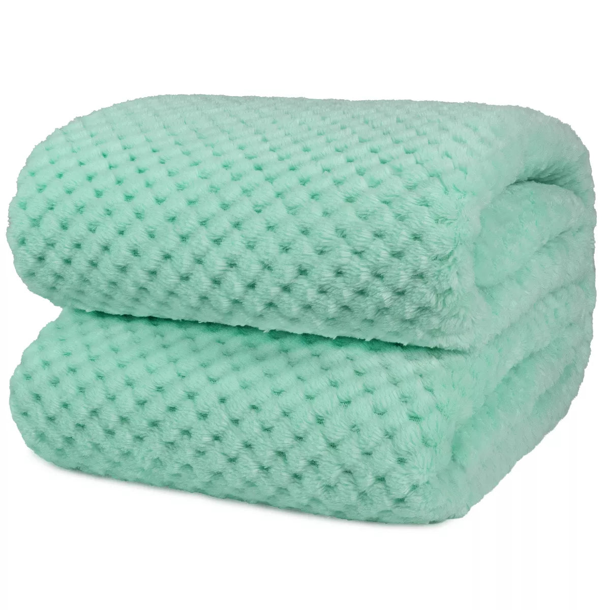PAVILIA Soft Waffle Blanket Throw for Sofa Bed, Lightweight Plush Warm Blanket for Couch