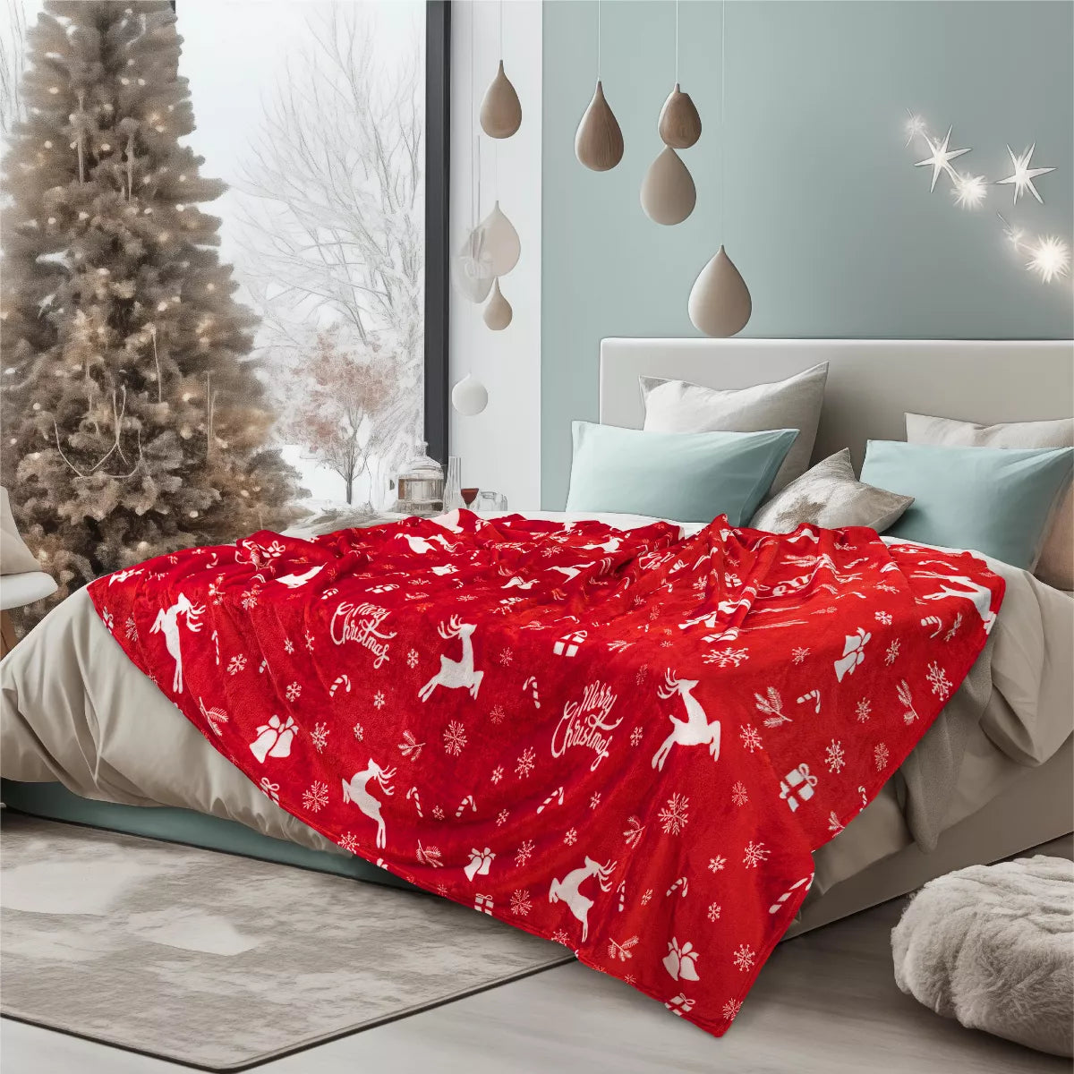 PAVILIA Soft Waffle Blanket Throw for Sofa Bed, Lightweight Plush Warm Blanket for Couch