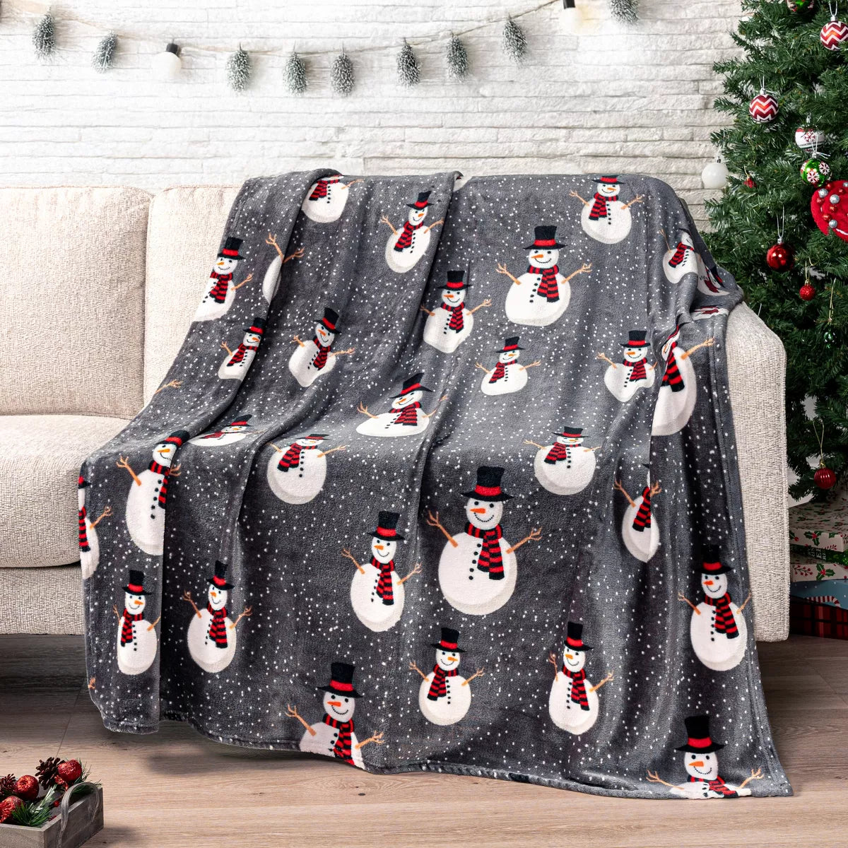 PAVILIA Soft Waffle Blanket Throw for Sofa Bed, Lightweight Plush Warm Blanket for Couch