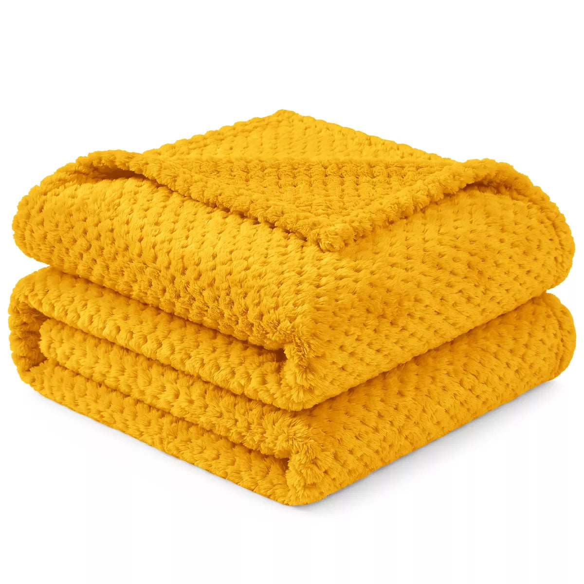 PAVILIA Soft Waffle Blanket Throw for Sofa Bed, Lightweight Plush Warm Blanket for Couch